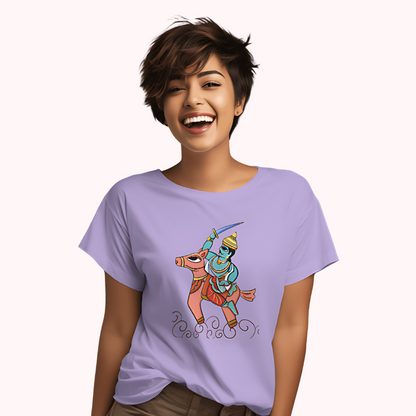 Trending Bengal Art D1: Dasavatara: Women T-Shirt