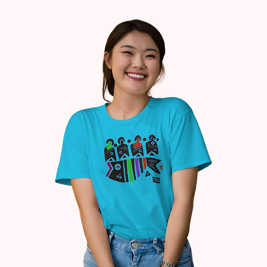 Bengal Art D11: fishes: Women T-Shirt