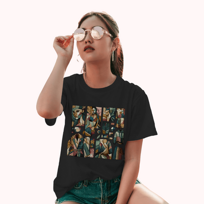 Trending Art D9- African tribal Art: Women T-shirt