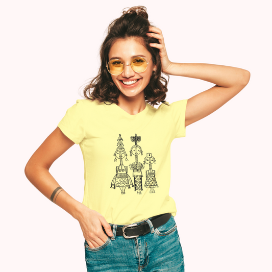 Trending Warli D5: Women T-shirt