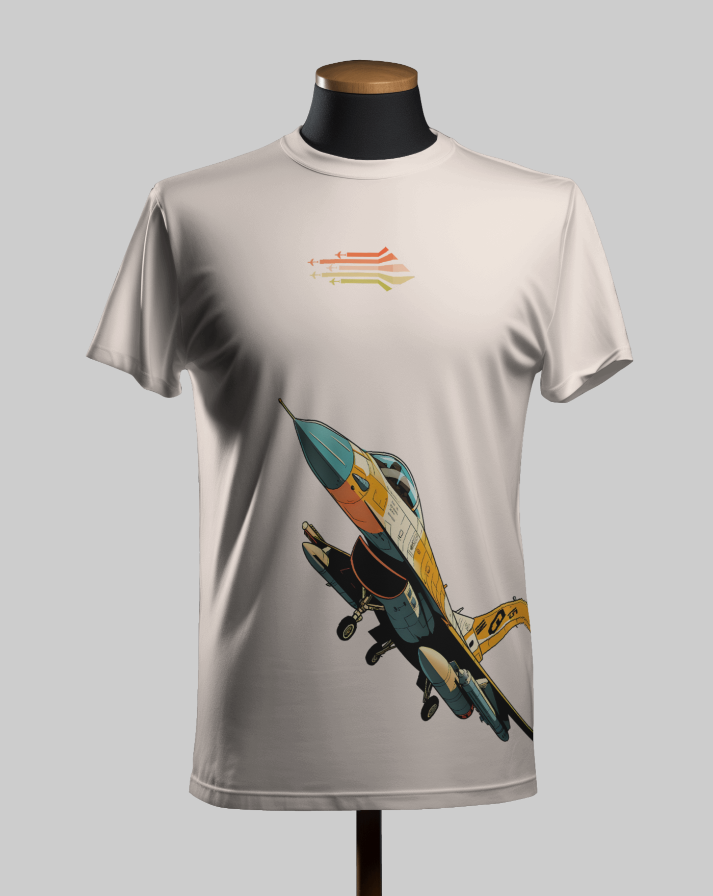 Fighter Jet: AO Printed Unisex T-Shirt