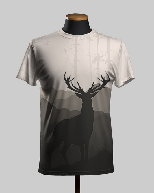 Mountain Deer: AO Printed Unisex T-Shirt