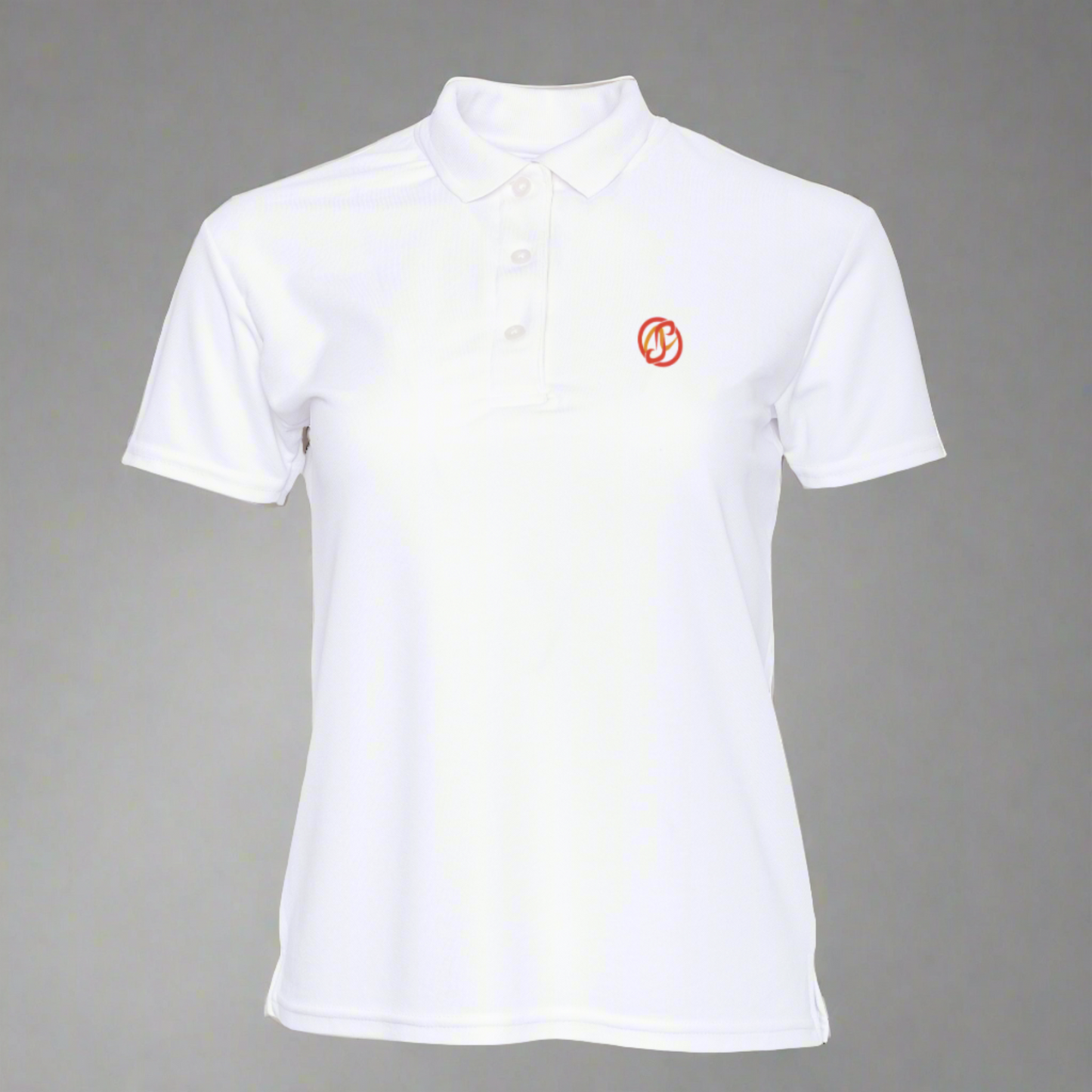 White Plain: Left Pocket: Polo T-Shirt