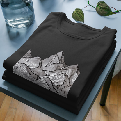 Trending Art D11: Mountain: Unisex T-shirt
