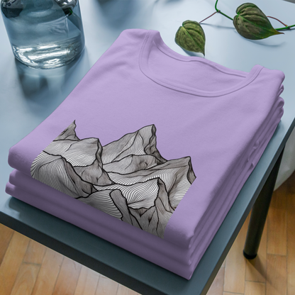 Trending Art D11: Mountain: Unisex T-shirt