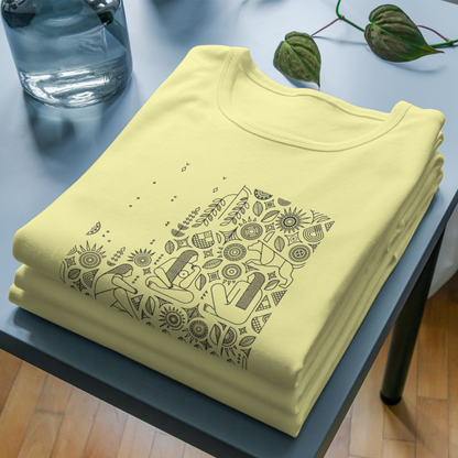 Trending Warli Art D4: Unisex T-shirt