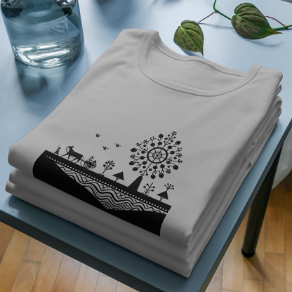 Trending Warli Art D3: Unisex T-Shirt