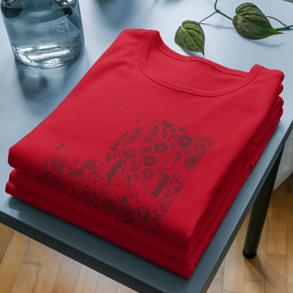 Trending Warli Art D4: Unisex T-shirt