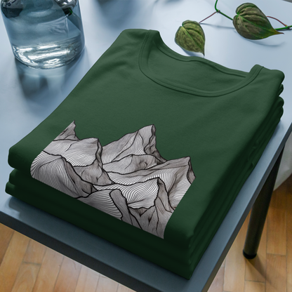 Trending Art D11: Mountain: Unisex T-shirt