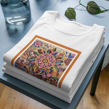 Trending Madhubani Art D1: Unisex T-shirt