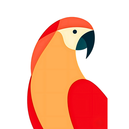 Trending Art D03: Parrot: Polo T-Shirt
