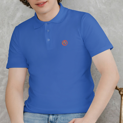 Royal Blue Plain: Left Pocket: Polo T-Shirt