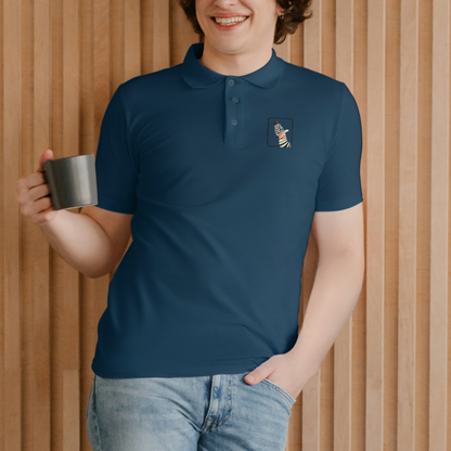 Trending Art D02: Zebra: Polo T-Shirt