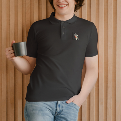 Trending Art D02: Zebra: Polo T-Shirt