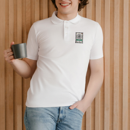 Trending Warli Art D03: Polo T-Shirt