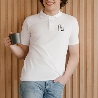 Trending Art D02: Zebra: Polo T-Shirt