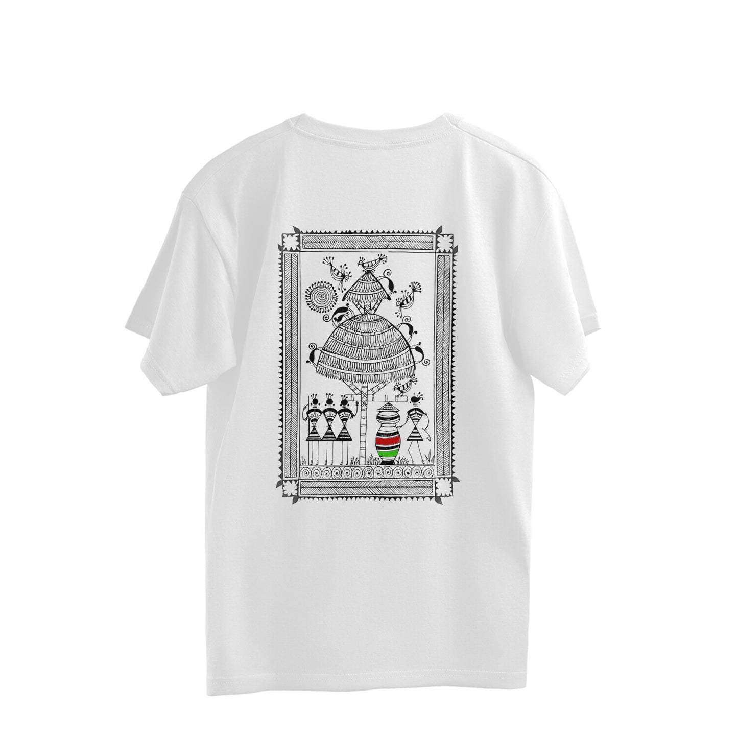 Trending Warli D9: Happy work:: Oversize T-Shirt