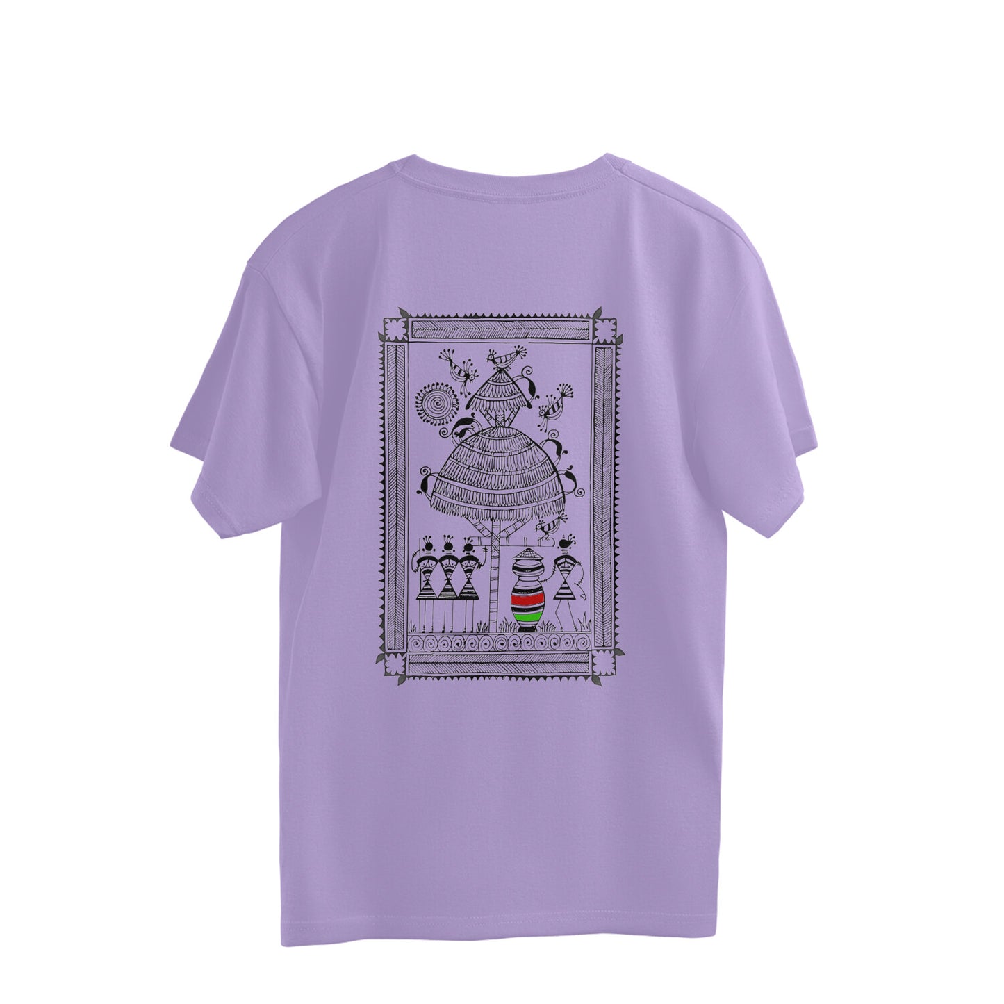 Trending Warli D9: Happy work:: Oversize T-Shirt