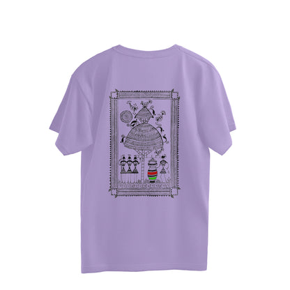 Trending Warli D9: Happy work:: Oversize T-Shirt