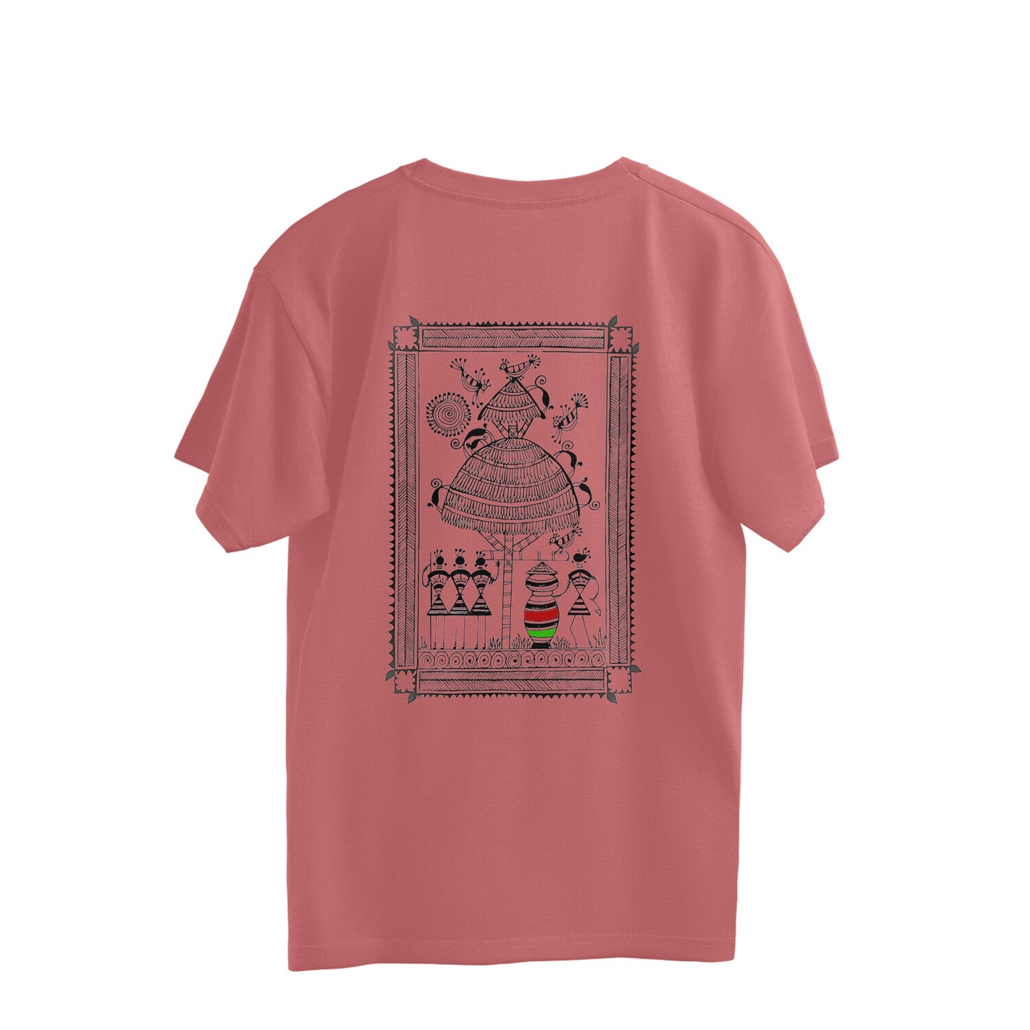 Trending Warli D9: Happy work:: Oversize T-Shirt