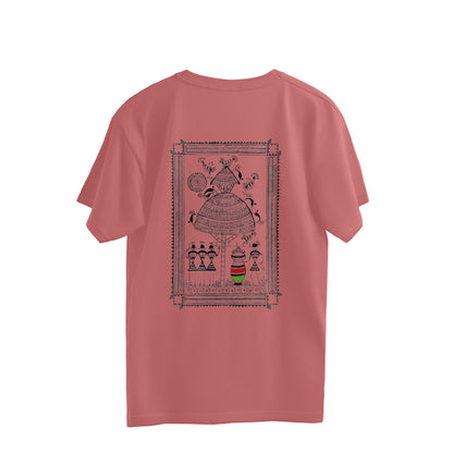 Trending Warli D9: Happy work:: Oversize T-Shirt
