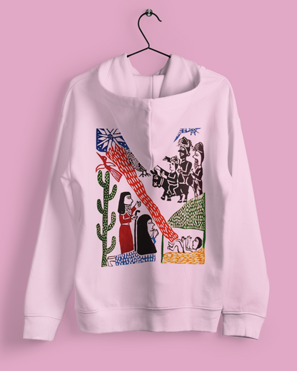 Hoodies: Trending Art back Pilgrim: Unisex