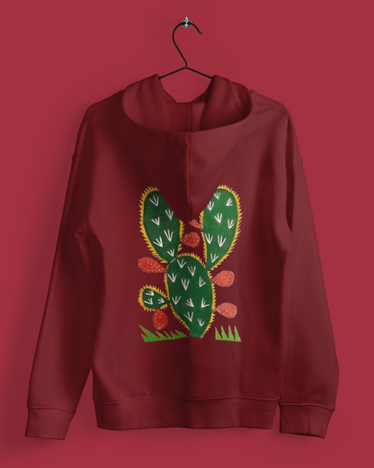 Hoodies: Trending Art back Caktus: Unisex Info