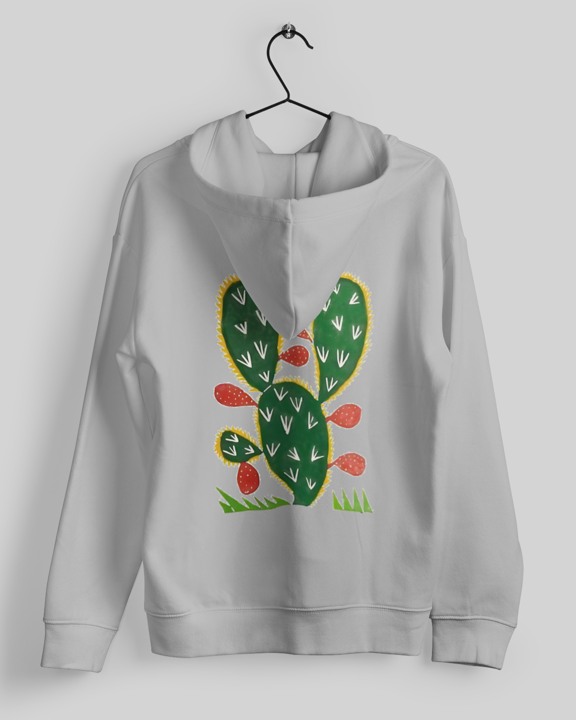 Hoodies: Trending Art back Caktus: Unisex Info