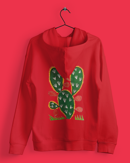 Hoodies: Trending Art back Caktus: Unisex Info