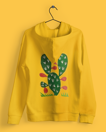 Hoodies: Trending Art back Caktus: Unisex Info