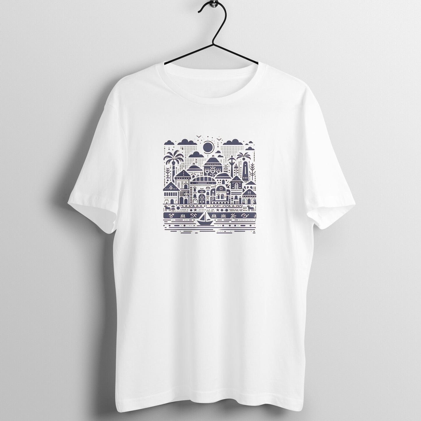 Trending Warli Art D2: Unisex T-Shirt