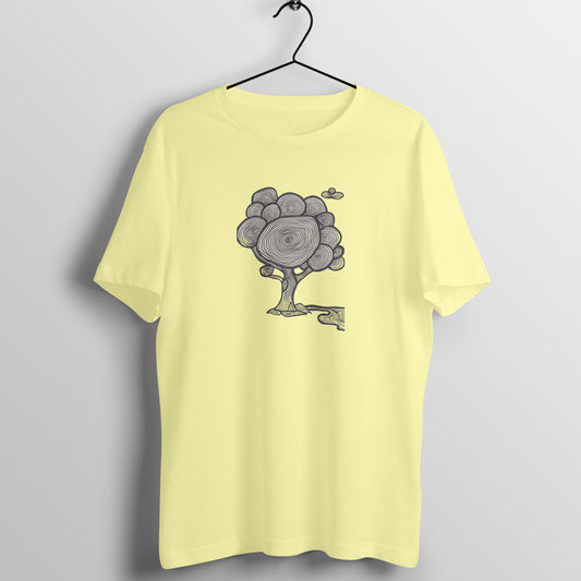 Trending Art D10: Line Tree: Unisex T-Shirt