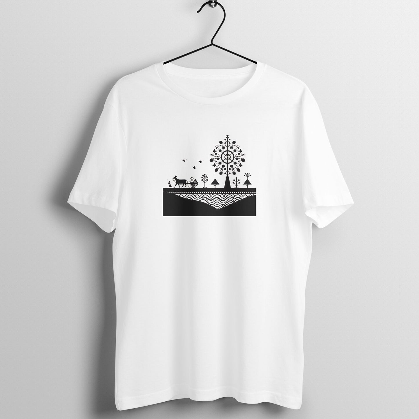 Trending Warli Art D3: Unisex T-Shirt