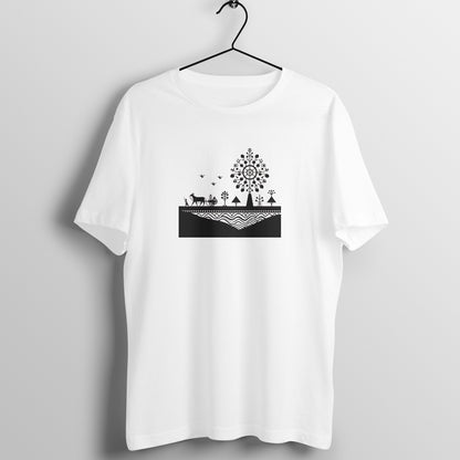 Trending Warli Art D3: Unisex T-Shirt