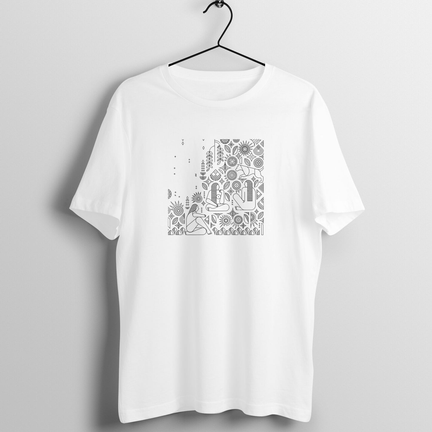 Trending Warli Art D4: Unisex T-shirt