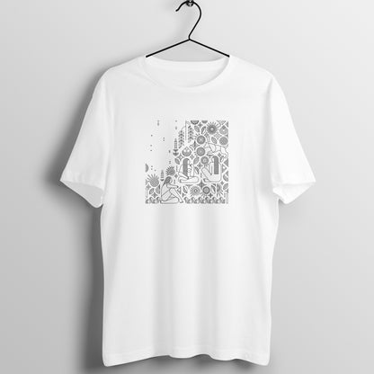 Trending Warli Art D4: Unisex T-shirt