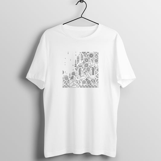 Trending Warli Art D4: Unisex T-shirt