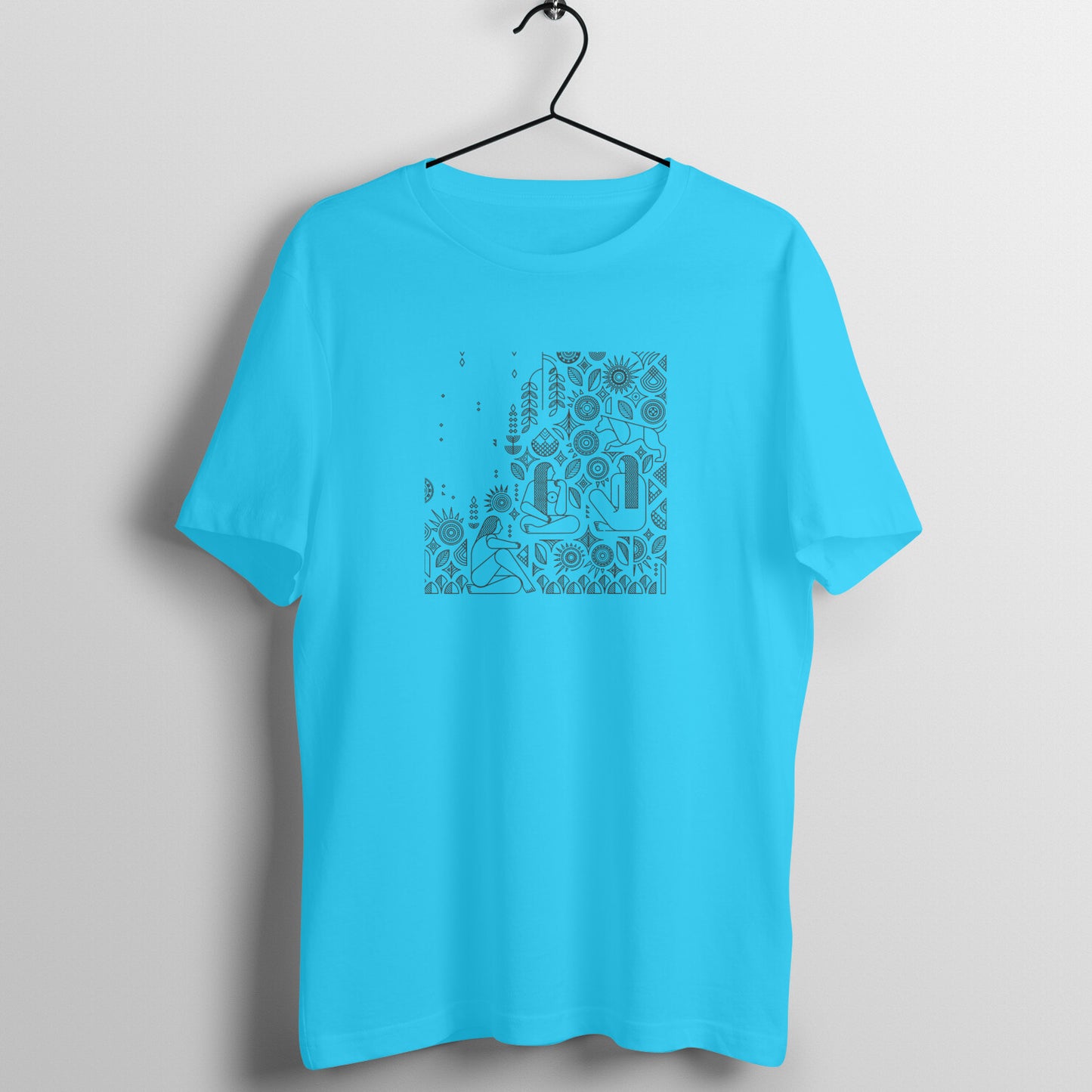 Trending Warli Art D4: Unisex T-shirt