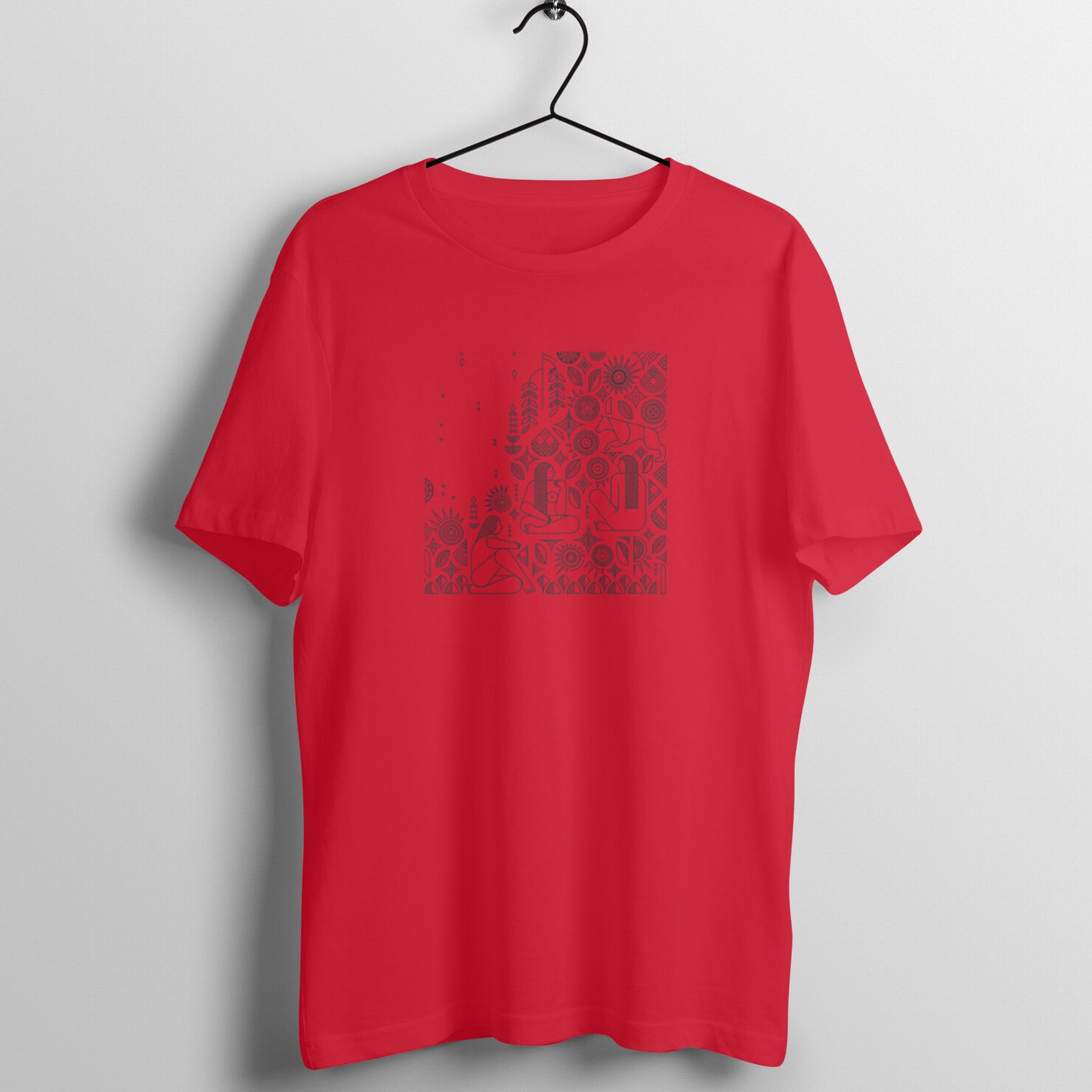 Trending Warli Art D4: Unisex T-shirt