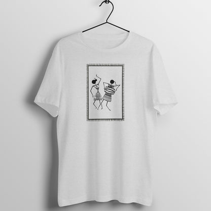 Trending Warli D7: Dancing Couple: Unisex T-Shirt