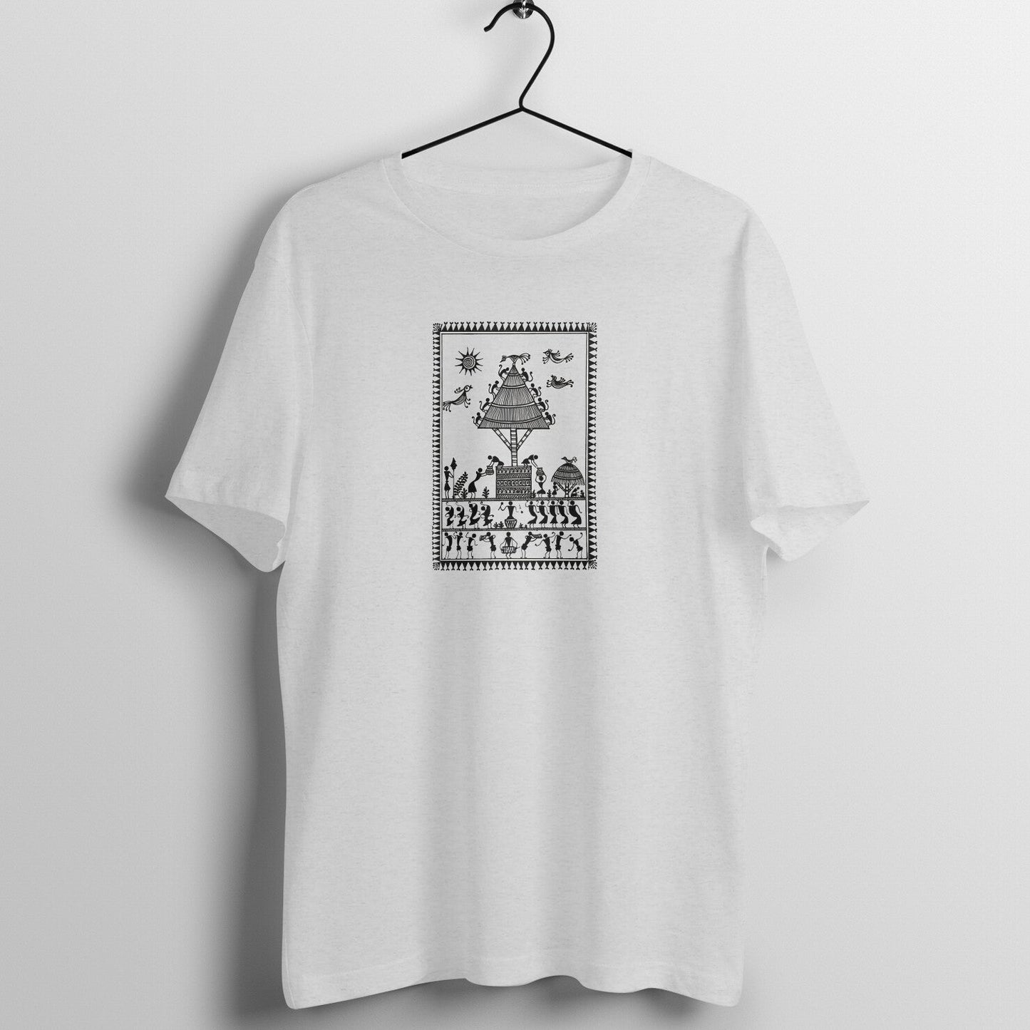 Trending  Warli Art D8: Village Worker: Unisex T-Shirt
