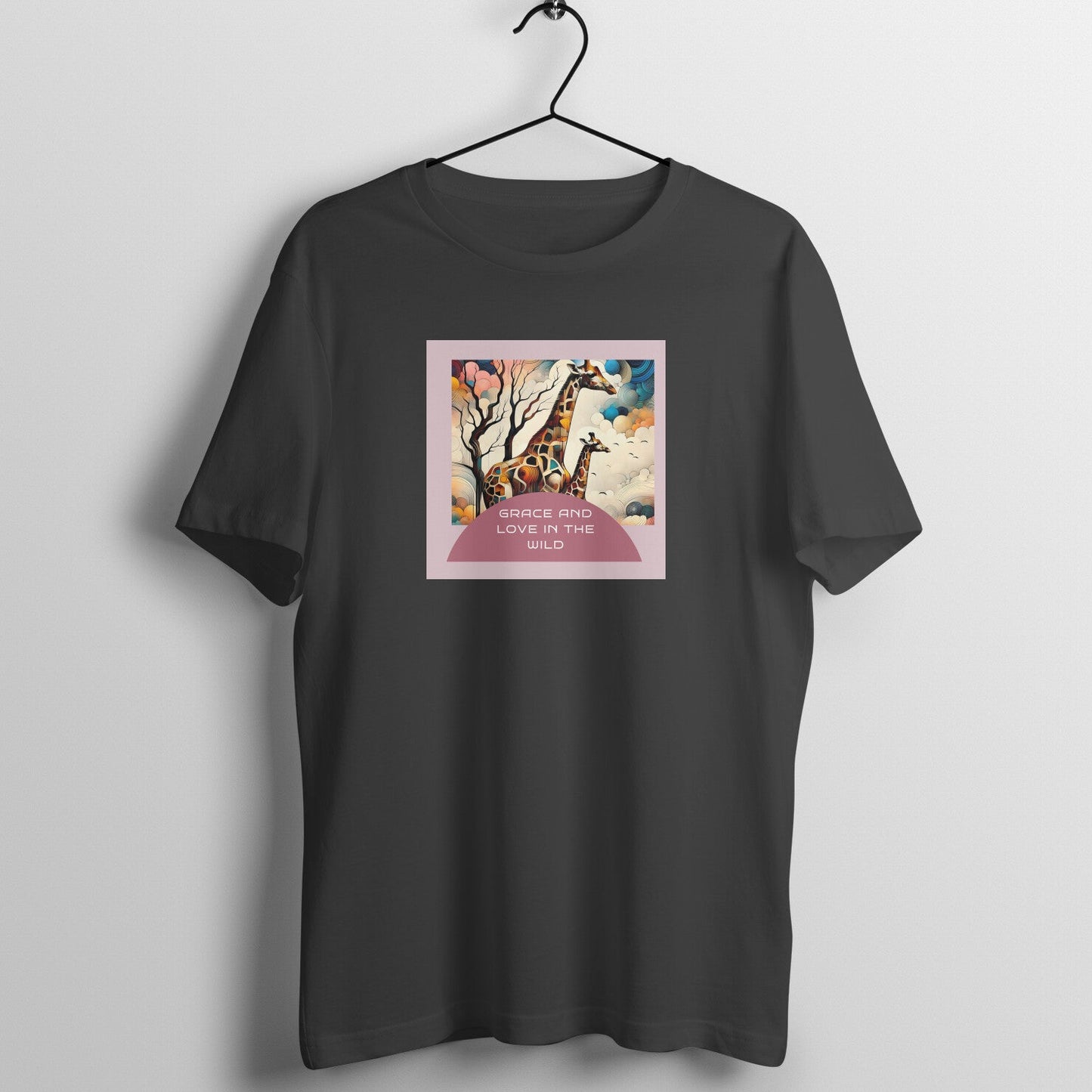 Trending Art D2: Mother & Baby Giraffe:  Unisex T-shirt