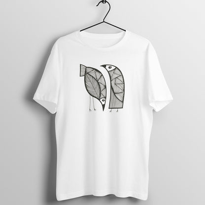 Trending  Art D3: 2Birds: Unisex T-Shirt