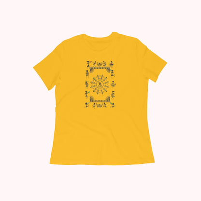 Trending Warli Art D10: Concert: Women T-shirt