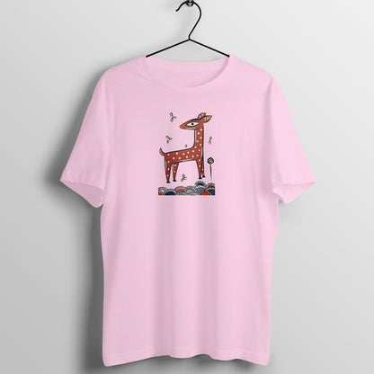 Bengal Art D10: Deer: Style JaminiRoy: Unisex T-Shirt
