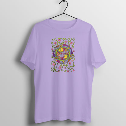 Trending Madhubani D11: Art of Fish : Unisex T-shirt-