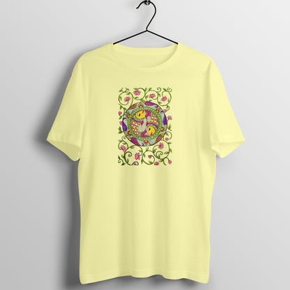 Trending Madhubani D11: Art of Fish : Unisex T-shirt-