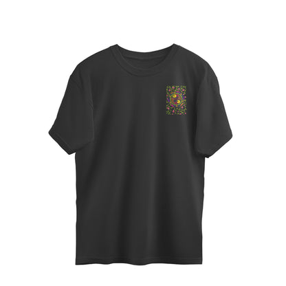 Trending Madhubani D11: Art of Fish: Oversize T-Shirt