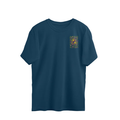 Trending Madhubani D11: Art of Fish: Oversize T-Shirt