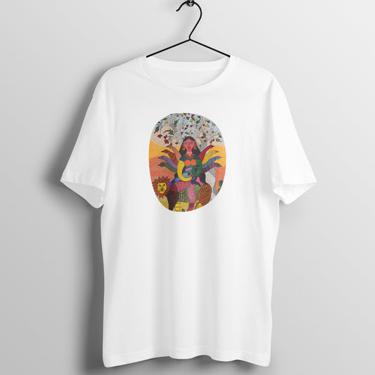 Trending Madhubani D15: Ma Durga: Unisex T-Shirt